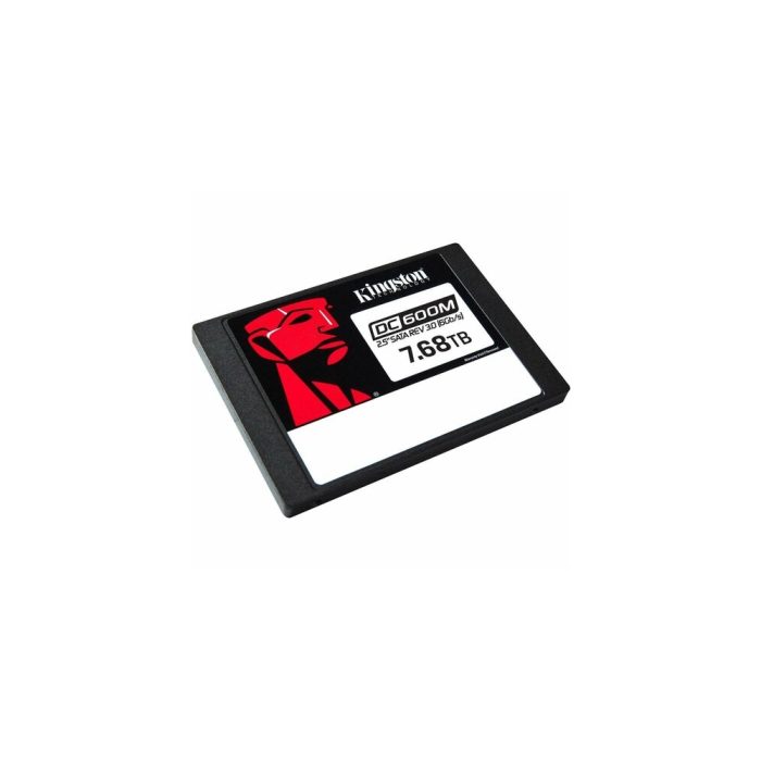 Unidad de estado sólido Kingston DC600M - 2.5" Interno - 7.50TB - SATA (SATA/600) - Uso mixto - Servidor Dispositivo compatible - 1 DWPD - 14016TB TBW - 560MB/s Tasa de transferencia de lectura máxima - Insertable en caliente - 256-bit AES Estándar de cifrado