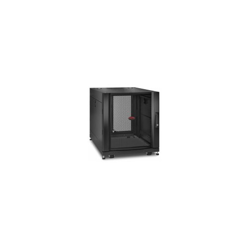 APC by Schneider Electric NetShelter SX 12U De suelo Armario de bastidor para Servidor, Almacenamiento - 482.60mm Ancho del rack x 755.65mm Profundidad del Rack - Negro - 1023kg Capacidad de Peso Dinámico - 1364kg Capacidad de Peso Estático
