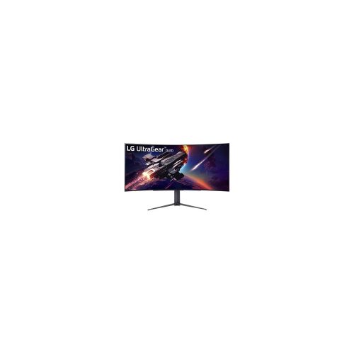 Monitor de juego OLED LG UltraGear 45GR95QE-B 45" Class UW-QHD Pantalla curva - 21:9 - Negro - 113cm (44.5") Viewable - OLED - 3440 x 1440 - 1.07 Billones de colores - Compatible con FreeSync Premium/G-sync - 200cd/m² - 30µs - 240Hz Refresh Rate - HDMI - DisplayPort - Concentrador USB