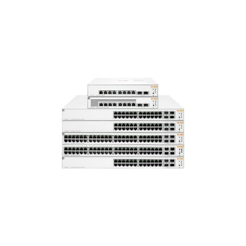 HPE Instant On 1930 48 Puertos Gestionable Conmutador Ethernet - Gigabit Ethernet, Ethernet de 10 gigabits - 10/100/1000Base-T, 10GBase-X - 4 Capa compatible - Modular - 465.60W Power Consumption - 370W Rendimiento PoE - Fibra Óptica, Par trenzado - PoE Ports - 1U - Montable en bastidor, Montaje en pared, Superficie de mesa, Montaje en armario, Debajo de mesa - Toda la vida útil Garantía limitada