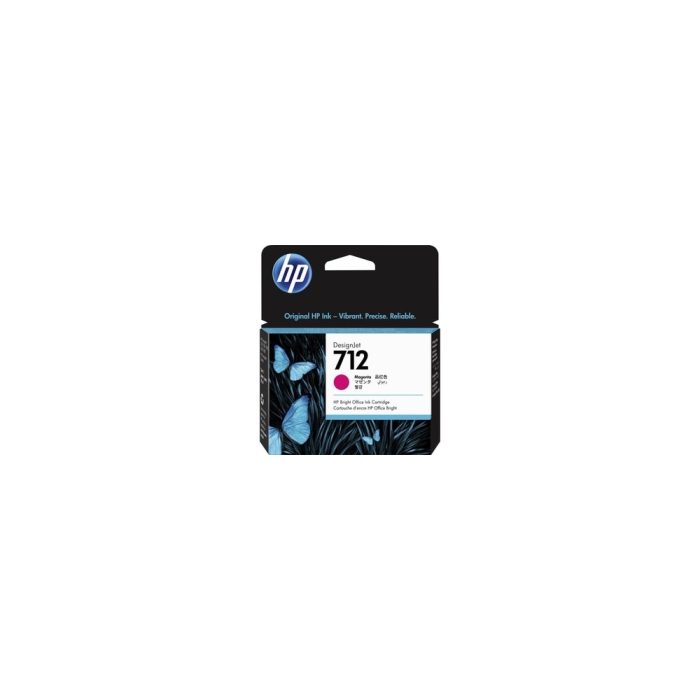 Cartucho de tinta HP 712 Inyección de tinta - Magenta - Original - 1 Paquete