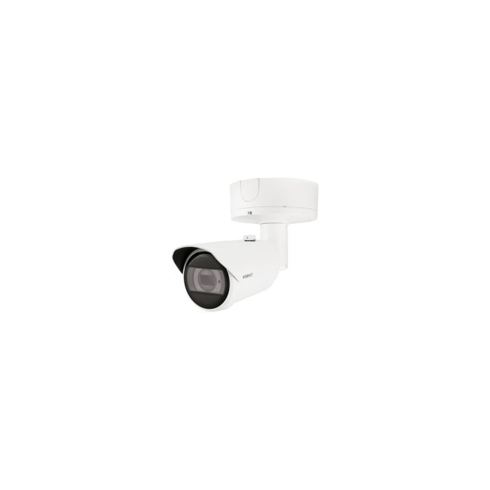 Cámara de red Wisenet XNO-6083R 2Megapíxel Full HD - Color - Bala - Blanco - 50m Infrarrojos Visión Nocturna - H.265, H.264, Imagen JPEG - 1920 x 1080 - 2.80mm- 12mm Varifocal Lentes - 4.3x Óptico - 120fps - CMOS - IK10 - IP66, IP67