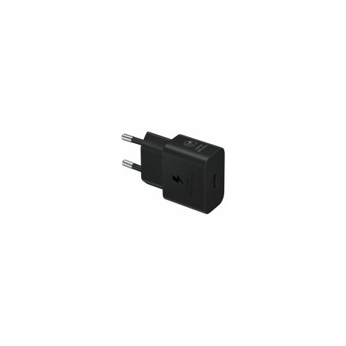 Samsung 25W Adaptador CA - Adaptador universal - Para Workstation, Smartphone, Dispositivo USB tipo C - 120 V AC, 230 V AC Entrada - 5 V DC, 9 V DC Salida - 3A - Negro
