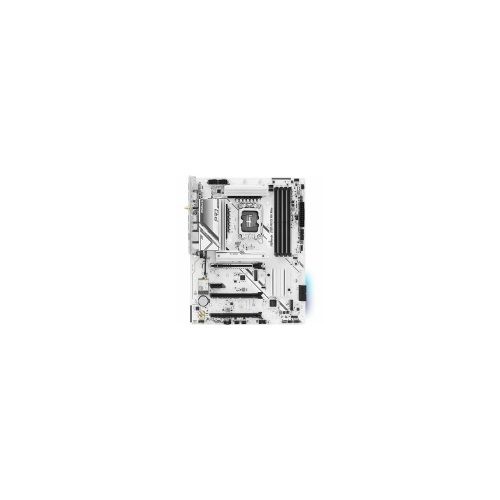 Placa base de escritorio para juegos ASRock B760 Pro RS WiFi White - Intel B760 Conjunto de Circuitos Integrados - Socket LGA-1700 - ATX - Núcleo Processor Supported - 256GB DDR5 SDRAM Maximum RAM - DIMM, UDIMM - 4 x Memory Slots - Gigabit Ethernet - 2.5Gigabit Ethernet - IEEE 802.11 a/b/g/n/ac/ax - HDMI - DisplayPort