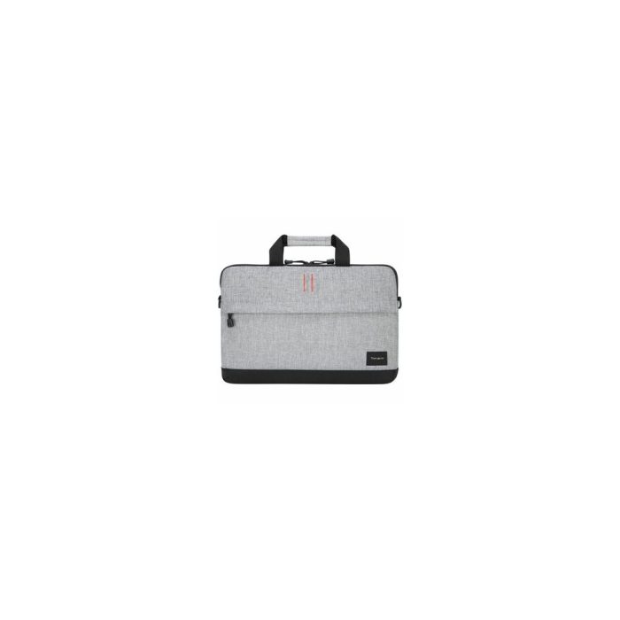 Estuche de transporte Targus Strata TSS63204US (Funda) para 39.6cm (15.6") Portátil - Peltre - Poliéster Body - Correa de Hombro, Manejar - 355.6mm Altura x 50.8mm Ancho
