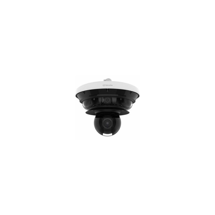 Cámara de red Wisenet PNM-C34404RQPZ 34Megapíxel Exterior 4K - Color - Cúpula - Blanco - 200m Infrarrojos Visión Nocturna - H.264, H.265, MJPEG - 3840 x 2160 - 3.30mm- 5.70mm Varifocal Lentes - 1.7x Óptico - 60fps - CMOS - Gigabit Ethernet - Montaje colgante - IK10 - IP66