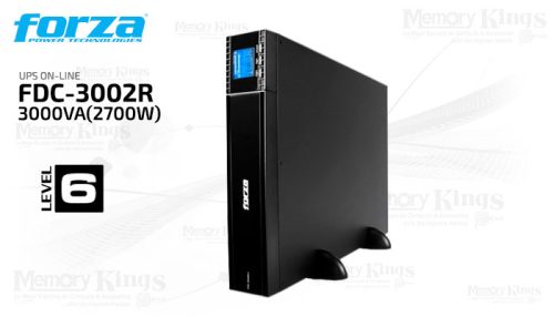 UPS 3000VA(2700W) FORZA FDC-3002R On-Line Rack