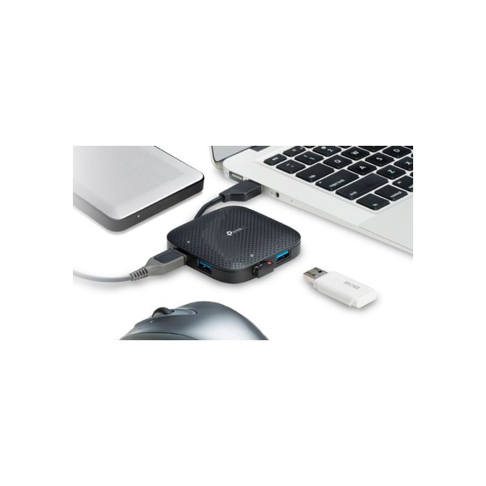 HUB USB 4pt TP-LINK UH400 Velocidad 5Gbps.