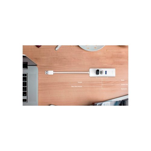ADAPTADOR USB 3.0 a RED GbE+HUB TP-LINK UE330