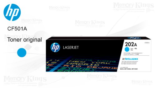 Cartucho de Toner HP 202A Cian Original 1300pag.