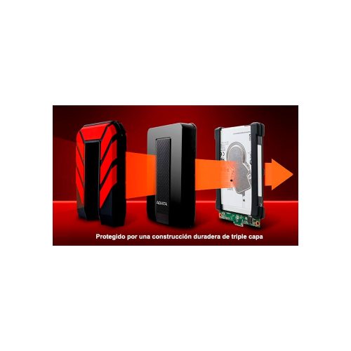 DISCO DURO USB 2TB ADATA HD710P RED