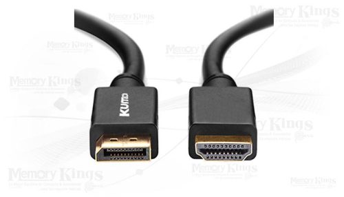 CABLE DisplayPort a HDMI1.8mts KUMO 4K 30Hz