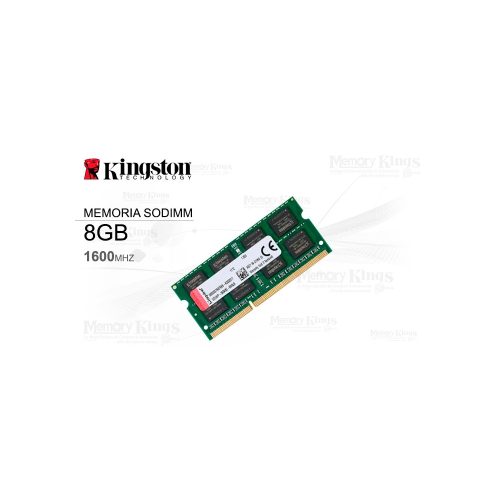 MEMORIA SODIMM DDR3 8GB 1600 KINGSTON KVR16LS11|8