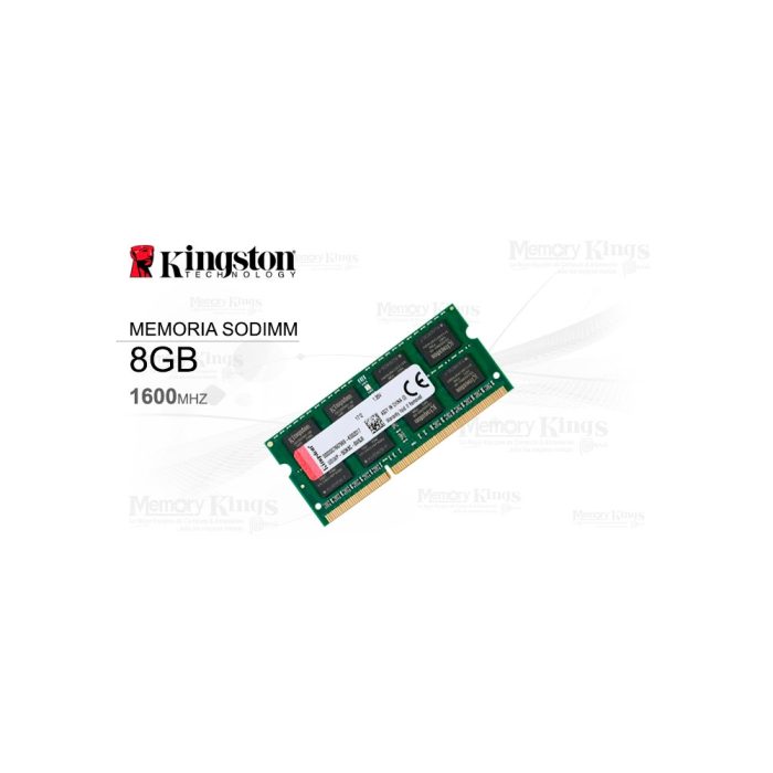 MEMORIA SODIMM DDR3 8GB 1600 KINGSTON KVR16LS11|8