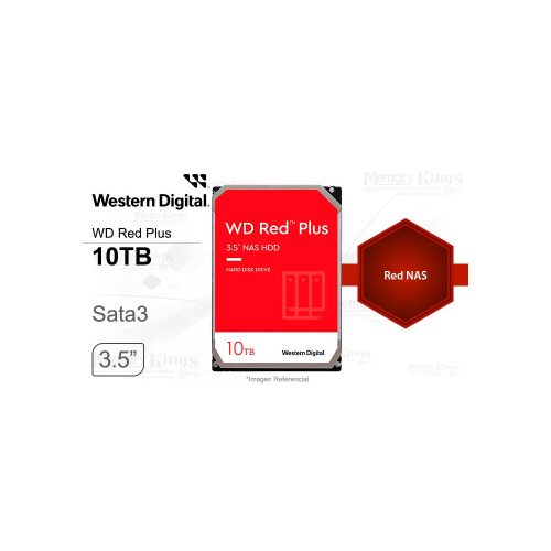 DISCO DURO 10TB WD RED PLUS 256MB NAS