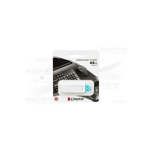 MEMORIA USB 64GB KINGSTON EXODIA WHITE