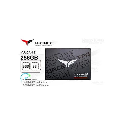 UNIDAD SSD 2.5 SATA 256GB T-FORCE VULCAN Z