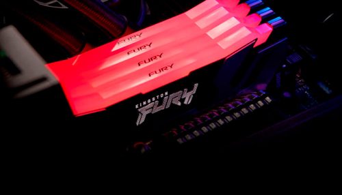 MEMORIA DDR5 16GB 6400 CL32 FURY RENEGADE RGB SILV
