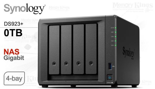 ALMACENAMIENTO NAS 0TB SYNOLOGY DS923+ 4-bahias