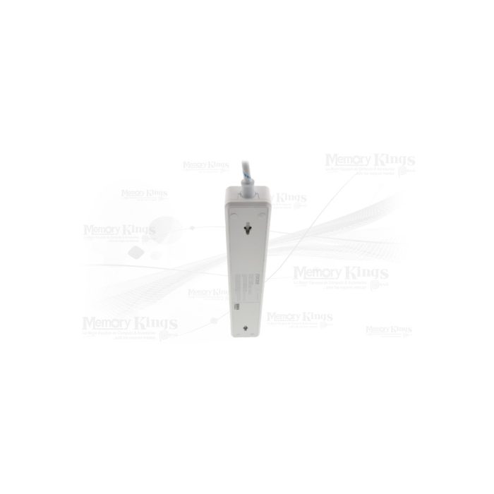 PROTECTOR DE SOBRETENSION FORZA FSP-512USBW 5-Tomas, 2pt-USB