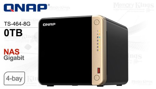 ALMACENAMIENTO NAS 0TB QNAP TS-464-8G 4-Bahias