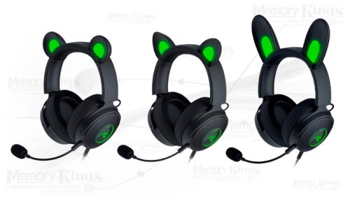 AURICULAR Gaming RAZER KRAKEN KITTY V2 PRO CHROMA USB BLACK