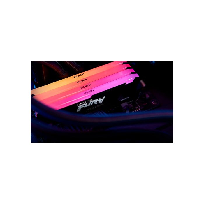 Memoria Kingston Fury Beast 32GB DDR4-3200MHz PC4-25600, CL16, 1.35V, 288-Pin, RGB, DIMM