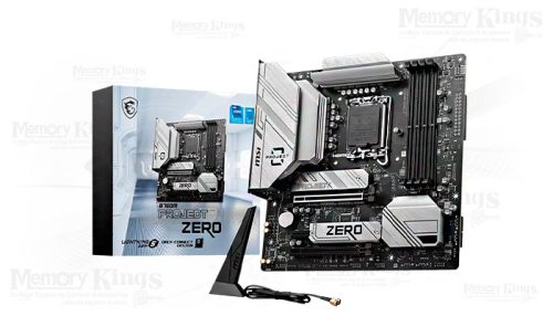 PLACA MSI B760M PROJECT ZERO WIFI D5 1700 mATX