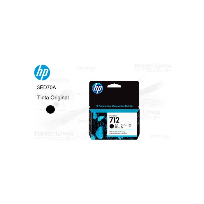 Cartucho de Tinta HP 712A Black Original 38ml