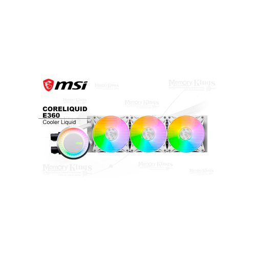 COOLER CPU Liquid 360 MSI MAG CORELIQUID E360 WHITE