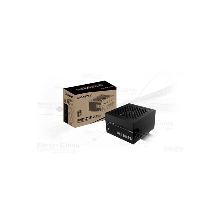 Fuente de alimentación Gigabyte P550SS, 550W, 80 PLUS Silver, Formato ATX.