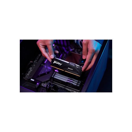 MEMORIA DDR5 32GB 6000 CL30 FURY BEAST RGB BLACK