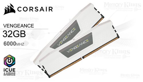 MEMORIA DDR5 32GB 6000 CL36 CORSAIR VENGEANCE WHITE (2x16GB)