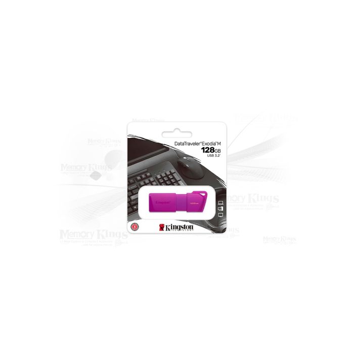 MEMORIA USB 128GB KINGSTON EXODIA M PURPLE NEON