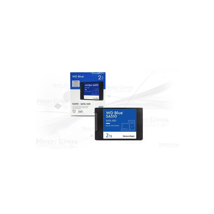 Unidad en estado solido Western Digital Blue, WDS200T3B0A, 2TB, SATA 6Gb/s, 2.5", 7mm.