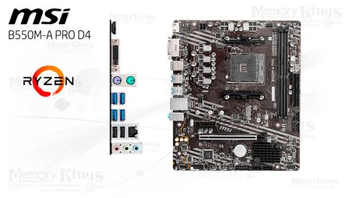 PLACA AMD AM4 MSI B550M-A PRO D4 mATX