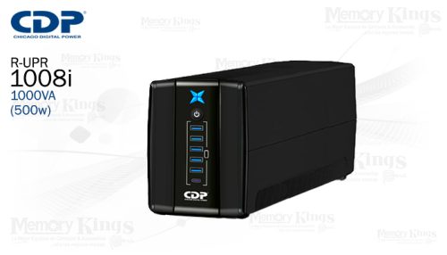 UPS 1000VA(500W) CDP R-UPR1008I 5-USB interactiva