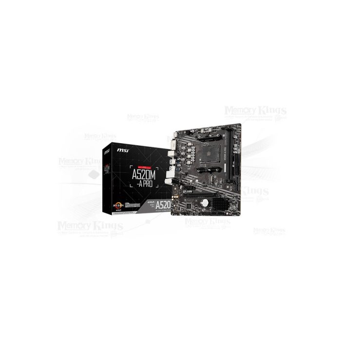 PLACA AMD AM4 MSI A520M PRO V|S|R mATX