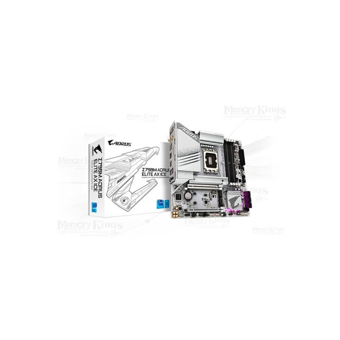 Motherboard Gigabyte Z790M AORUS ELITE AX ICE, Chipset Intel Z790, LGA1700, mATX