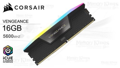 MEMORIA DDR5 16GB 5600 CL40 CORSAIR VENGEANCE RGB BLACK