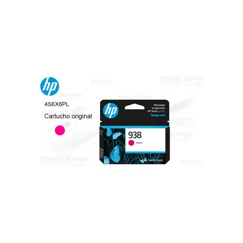 Cartucho de Tinta HP 938 Magenta Original 800pag.