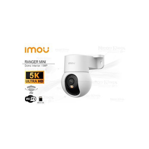 CAMARA CLOUD WIFI IMOU RANGER Mini 5MP 3K Pan&Til