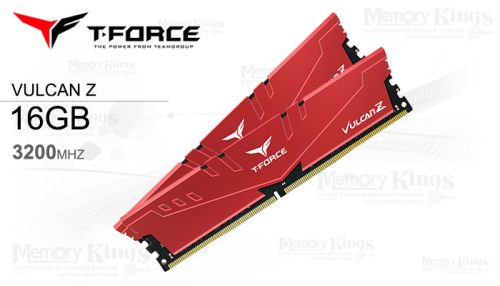 MEMORIA DDR4 16GB 3200 CL16 T-Force Vulcan Z RED (2x8GB)