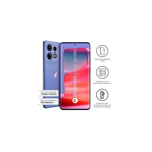 Motorola Edge 50 Pro - Smartphone - Android - 512 GB - Purple - Touch