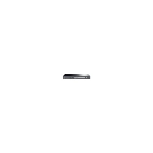 TP-Link TL-SG1428PE - Conmutador - inteligente - 24 x 10/100/1000 (PoE+) + 2 x 10/100/1000 - montaje en rack