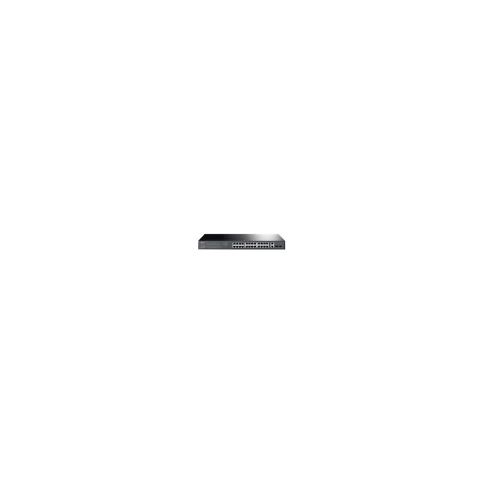 TP-Link TL-SG1428PE - Conmutador - inteligente - 24 x 10/100/1000 (PoE+) + 2 x 10/100/1000 - montaje en rack