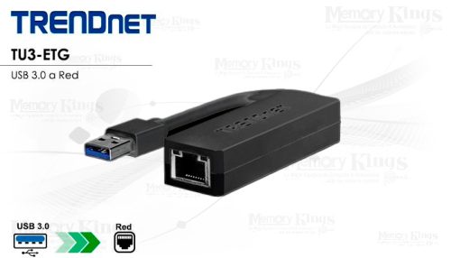 ADAPTADOR USB a RED GbE TRENDNET TU3-ETG