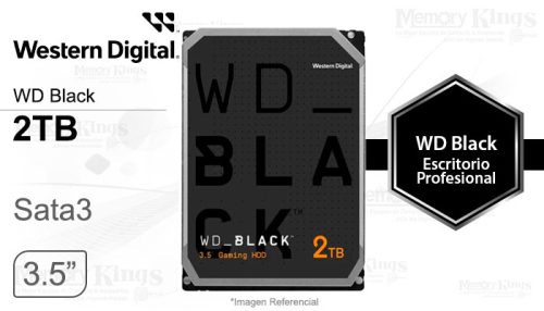 DISCO DURO 3.5 2TB WD Black 64MB 7200rpm