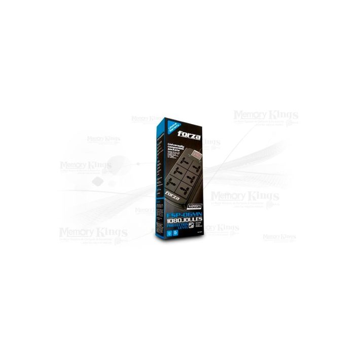 PROTECTOR DE SOBRETENSION FORZA FSP-06MN 6-tomas