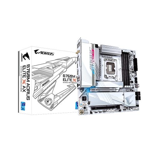Motherboard Gigabyte B760M AORUS ELITE X AX, Chipset Intel B760, LGA1700, mATX